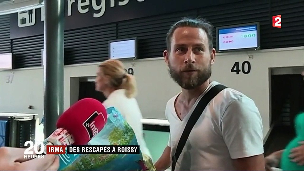 Ouragan Irma : les premiers rescapés arrivent à Roissy