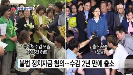지지자·박사모 뒤엉켜 한명숙 출소 현장 '아수라장' / YTN