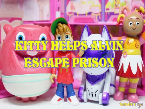 KITTY HELPS ALVIN ESCAPE PRISON baby BOOV UPSY DAISY TOYS PLAY HOME FILM TEKSTAR MICRO PETS DREAMWORKS IN THE NIGHT GARD