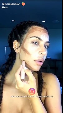 Kim Kardashian _ Snapchat _ July 6, 2017 _ Makeup Tutorial using KKW Beauty Contour Kit (re-stock)