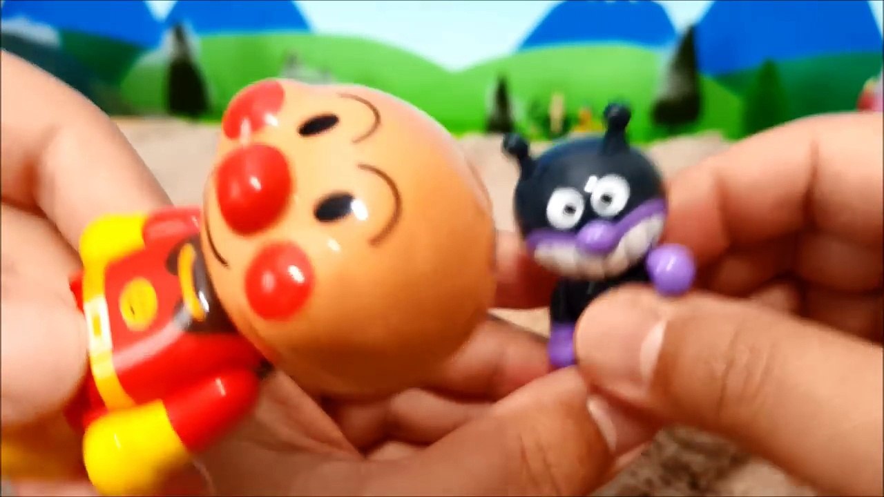 アンパンマンおもちゃアニメ❤砂遊び すべり台を作ってみた！ Toy Kids トイキッズ animation anpanman