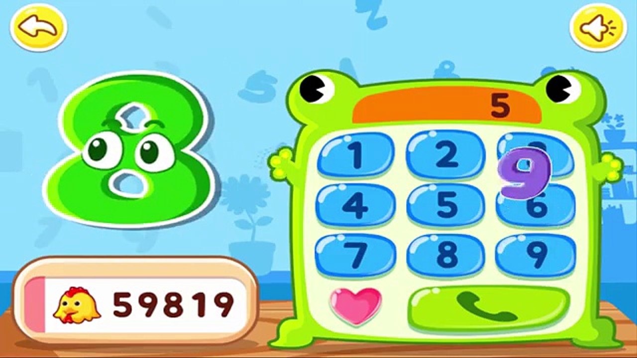 Enfants Apprendre les maths et comte nombres avec bébé une addition Jeu par bébé autobus éducatif Jeu