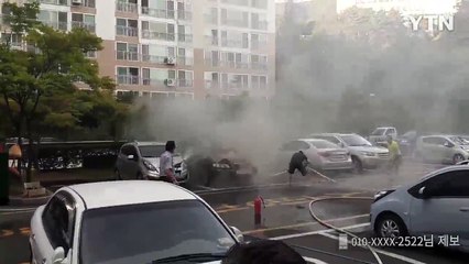 “더 큰 폭발을 막기 위해”···용감한 주민들의 화재진압 / YTN