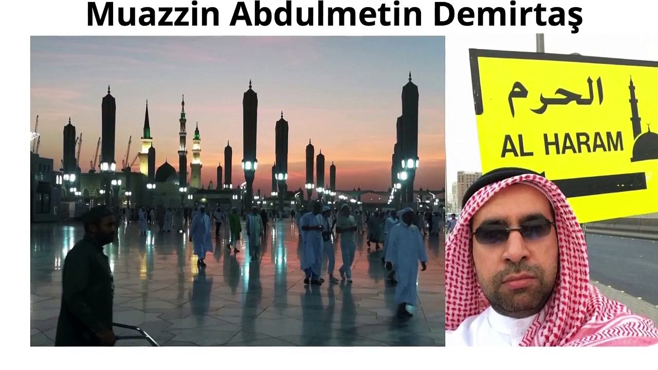 Medine ezani (Yüksek kalite). Mescidi Nebevinin minarelerinden yükselen işte o muhteşem eda ses. Medine ezanı - Hafız müezzin Metin Demirtaş. Azan Madinah (High Quality) Imitation Sheikh Essam Bukhari. Medine müezzini Esam Buhari taklidi. Medine makami