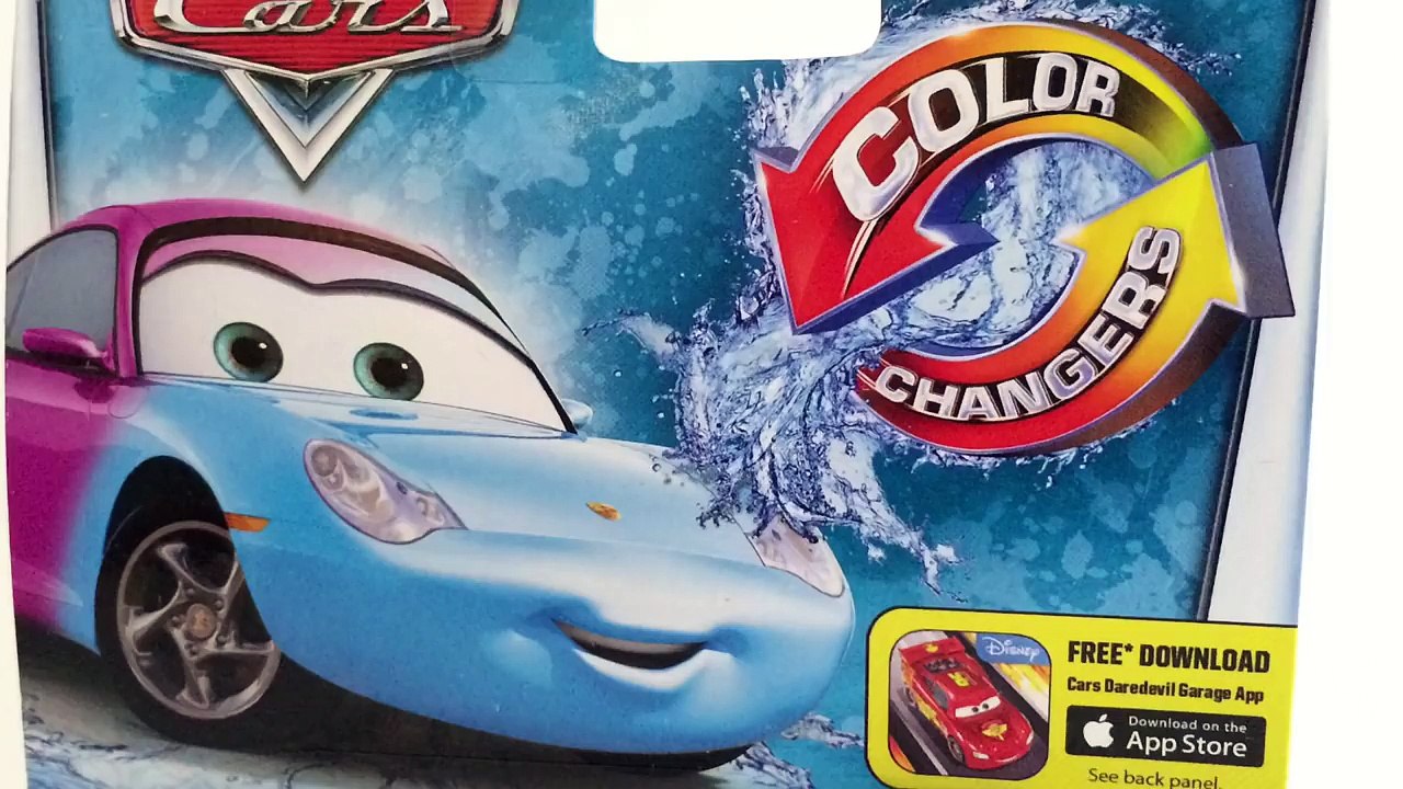 Disney Pixar Cars Color Changer Sally Mattel - Unboxing Demo Review ...