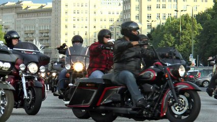 Hells Angels demonstrieren in Berlin gegen Kuttenverbot