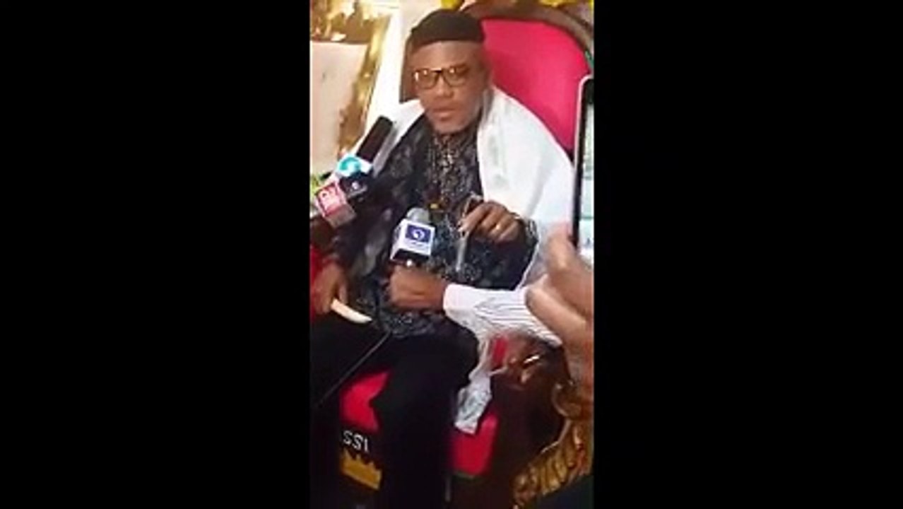 BREAKING! Biafra Kanu Addresses World Media Over Buratai's Men Attempt on His Life