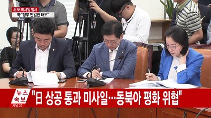 與 "동북아 평화 직접 위협"...野 "정부 대응 안일" / YTN