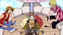 Team Luffy falls off from Skypiea - Luffy chooses the Ball Ordeal #593