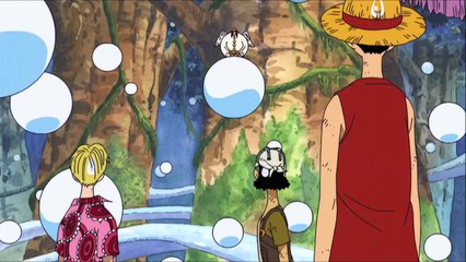 Satori uses The Mantra ( Haki ) and The Impact Dial against Team Luffy #595