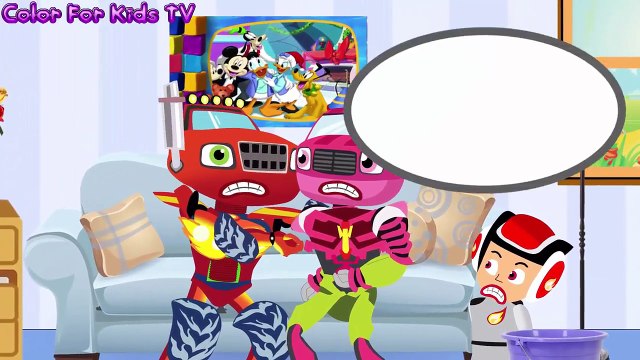 BLAZE AND THE MONSTER MACHINES FAT Ring Shake Exercise Fracture The Spine! Finger Family Song