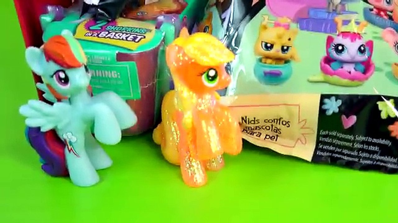 MLP AppleJack Barn Playset with Baby My Little Pony Pinkie Pie & Car - Cookieswirlc Video