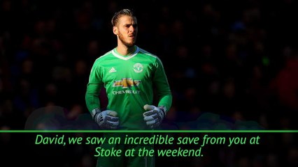 Wonder save ruined by Stoke goal - Man United's de Gea