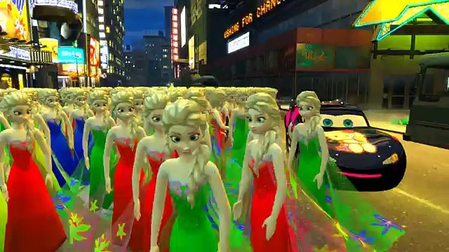 Y colores para congelado Niños Letra Letras de vivero rimas canciones con McQueen múltiples Elsa