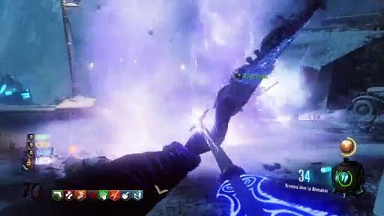 BLACK OPS 3 ZOMBIES (  DER EISENDRACHE  ) CO OP ROUND 100 ATTEMPT (6)