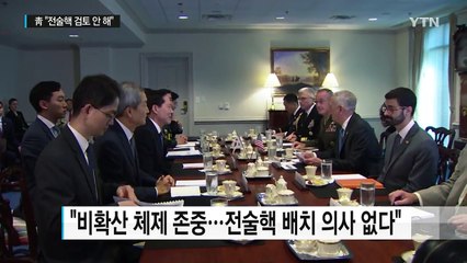 청와대 "전술핵 재배치 검토 안 해" / YTN
