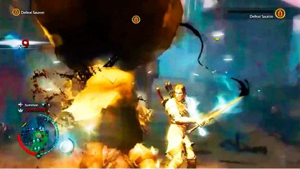 LOTR Shadow of Mordor Saron fight Spoiler alert