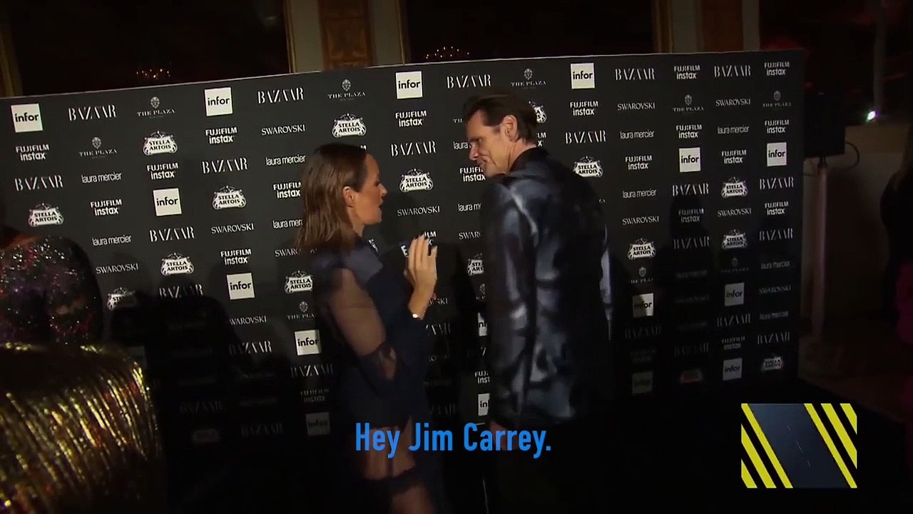 Jim Carrey Gave A Hilariously Weird Interview On The Red Carpet