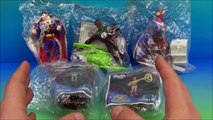 2003 DC JUSTICE LEAGUE SUPER HEROES SET OF 5 JOLLIBEE KIDS MEAL TOYS VIDEO REVIEW