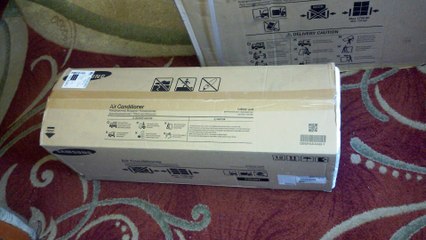 Распаковка внутреннего блока. AR09HSSFRWKN Часть 1