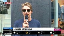 L'humoriste Artus se glisse par surprise, ce matin, dans le Vidéo-Répondeur de Morandini Live sur CNews et Non Stop Peop