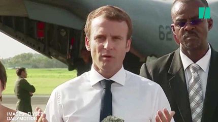 Macron sur Irma: "on ne peut pas anticiper ce qui n'est pas anticipable"