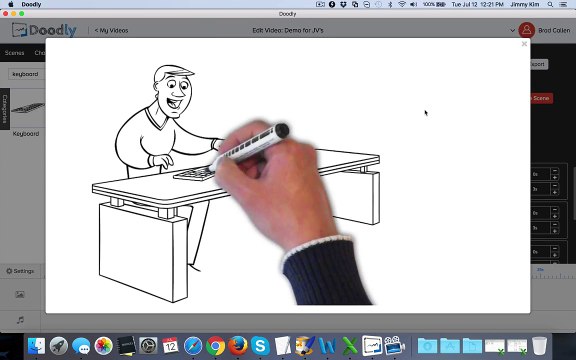 Doodly Doodle Whiteboard Video Software Demo for Windows Mac