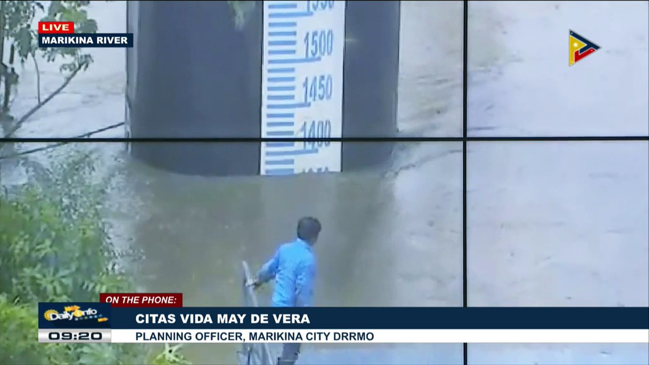 Panayam ng PTV kay Cita De Vera kaugnay sa water levels ng Marikina River sa kabila malakas na pag-ulan