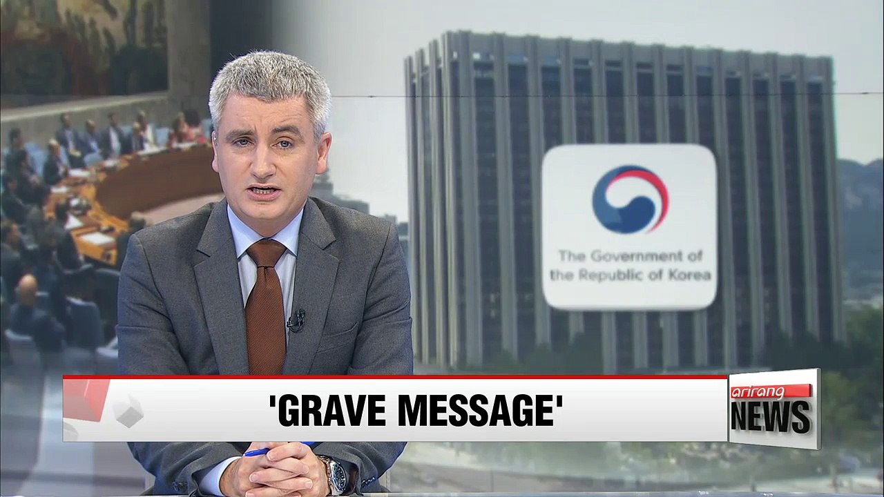 Seoul welcomes UNSC resolution on Pyongyang, saying provocation will only deepen Pyongyang's isolation