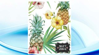 Bullet Journal: Pineapple and Flower - Blank Dotted Notebook 150 Pages(8