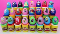 Surprise Eggs Peppa Pig Spiderman Minions Angry Birds Frozen Disney Princess Huevos Sorpresa