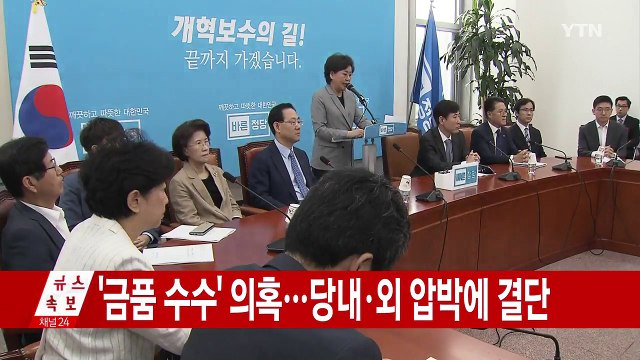 이혜훈, 바른정당 대표직 사퇴...선출 73일 만 / YTN