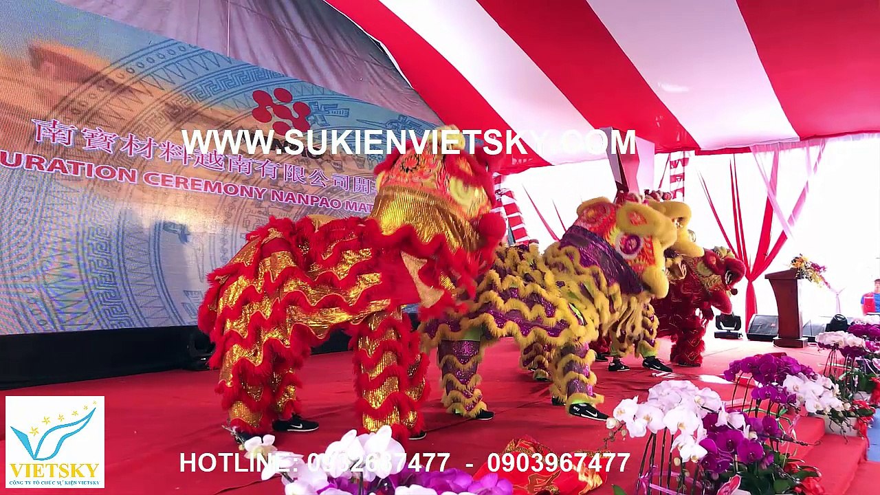 Tổ chức lễ khánh thành chuyên nghiệp nhất tại Bình Dương