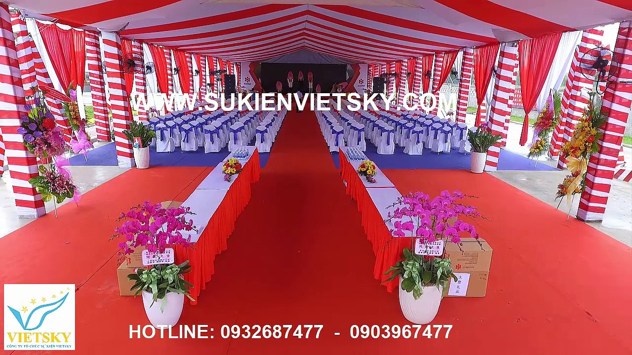 Khánh thành, tổ chức lễ khánh thành công ty chuyên nghiệp tại Bình Dương