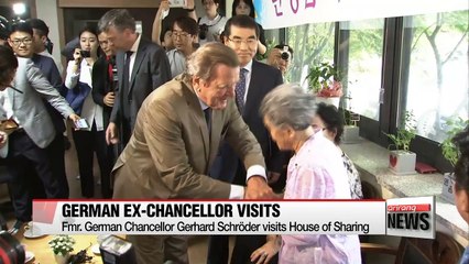 Former German Chancellor visits House of Sharing
