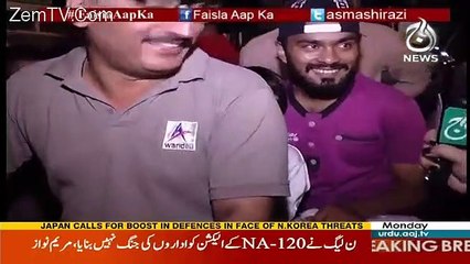 Watch How PTI Workers Tackle PMLN Voters In NA-120