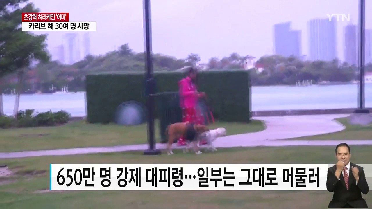 초강력 허리케인 '어마', 美 상륙 임박 / YTN