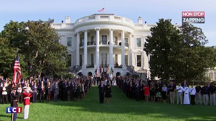 11 septembre 2001 : Donald Trump menace les terroristes lors de l’hommage (Vidéo)