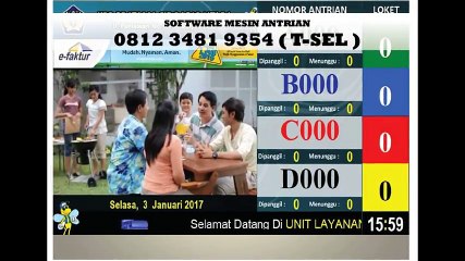 CALL : 0812 3481 9354 (TSEL ) Alat Antrian