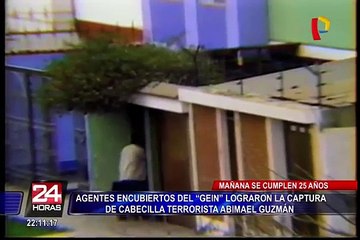 Miembros del GEIN recuerdan captura de Abimael Guzmán hace 25 años