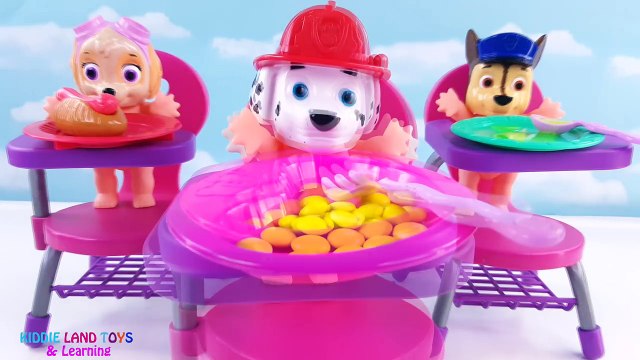 Paw Patrol Babies Potty Training Feeding Pretend Play Fun Video for Kids and Toddlers