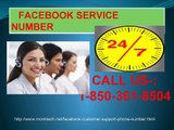 To Vanish Facebook Issue: Contact Facebook Service Number 1-850-361-8504