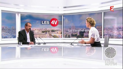 Réforme du Code du travail : "Cette loi est pire" que celle de Myriam El Khomri, selon Philippe Martinez