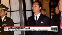 Peru expels North Korean ambassador in response to nuclear program