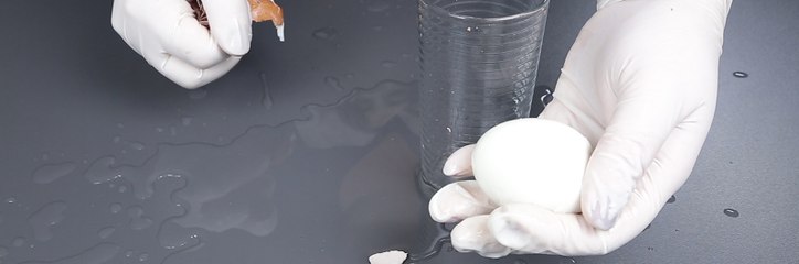 طريقة تقشير البيض بسرعة  بالخطوات السهلة
