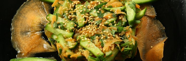 خطوات تحضير سلطة الخيار و الجزر