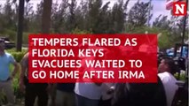 Tempers flare as Florida Keys evacuees wait to go home after Irma