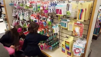 American Girl Bitty Baby Dolls Grocery Shopping Trip & Kid Size Shopping Cart W/ Play Doh