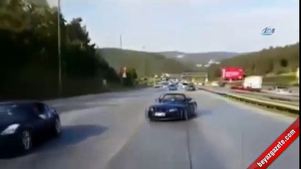 Trafik magandasının feci sonu
