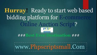 Buy and Sell Marketplace Script - Online Auction Script